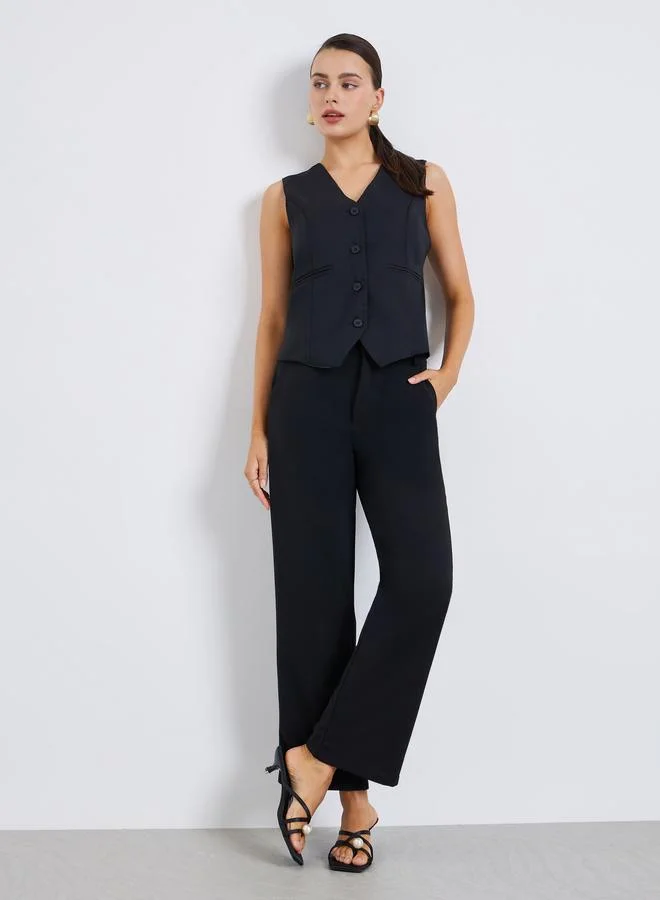 ستايلي بنطال رسمي بأرجل مستقيمة